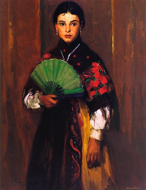 Robert Henri Spanish Girl of Segovia Spain oil painting art